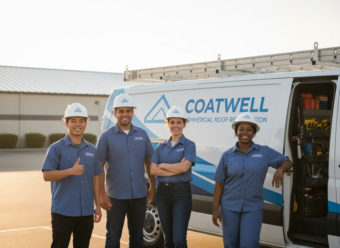 Commercial roof coating company in Bismarck, IL
